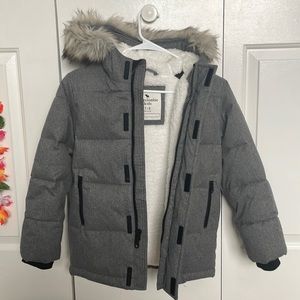 Boys Abercrombie Kids heavy winter coat size 7/8